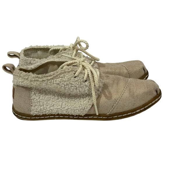TOMS Women's Bota Blended Boots in Natural Plush Shearling 9.5 - Picture 6 of 12